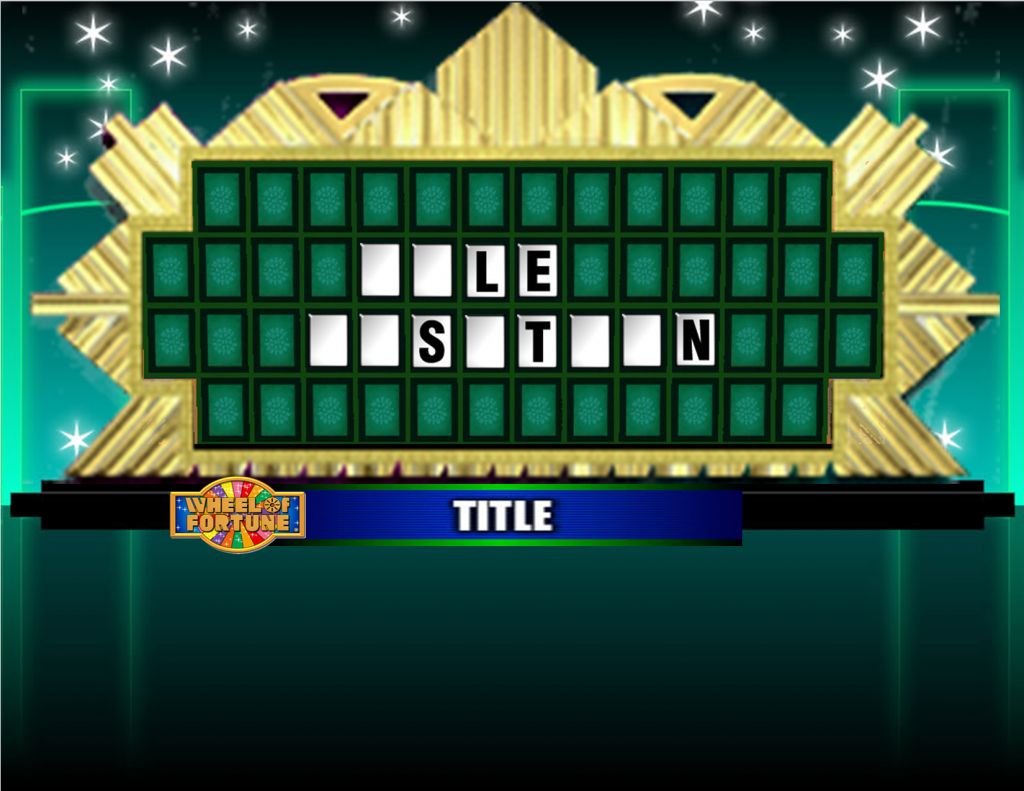 Wheel Of Fortune Bonus Solutions Wheel Of Fortune Bonus Solutions